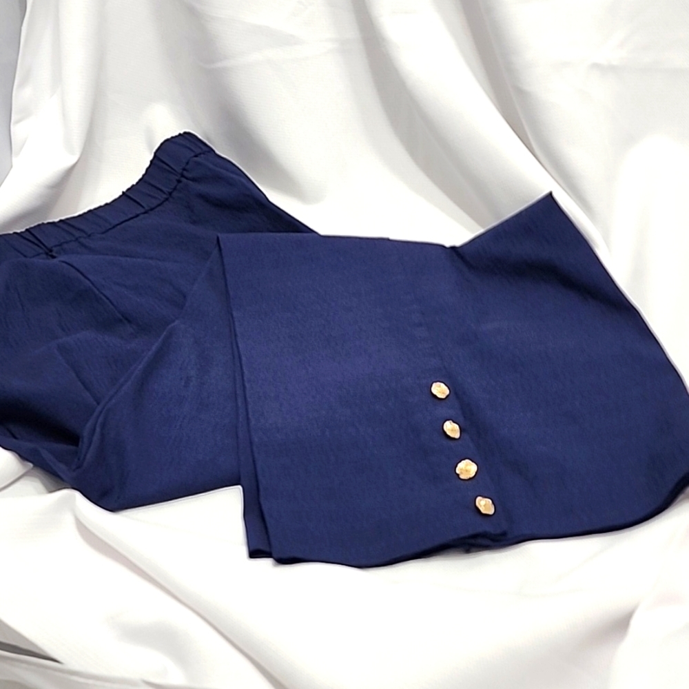 JM Collection Navy Blue Career pants XXL